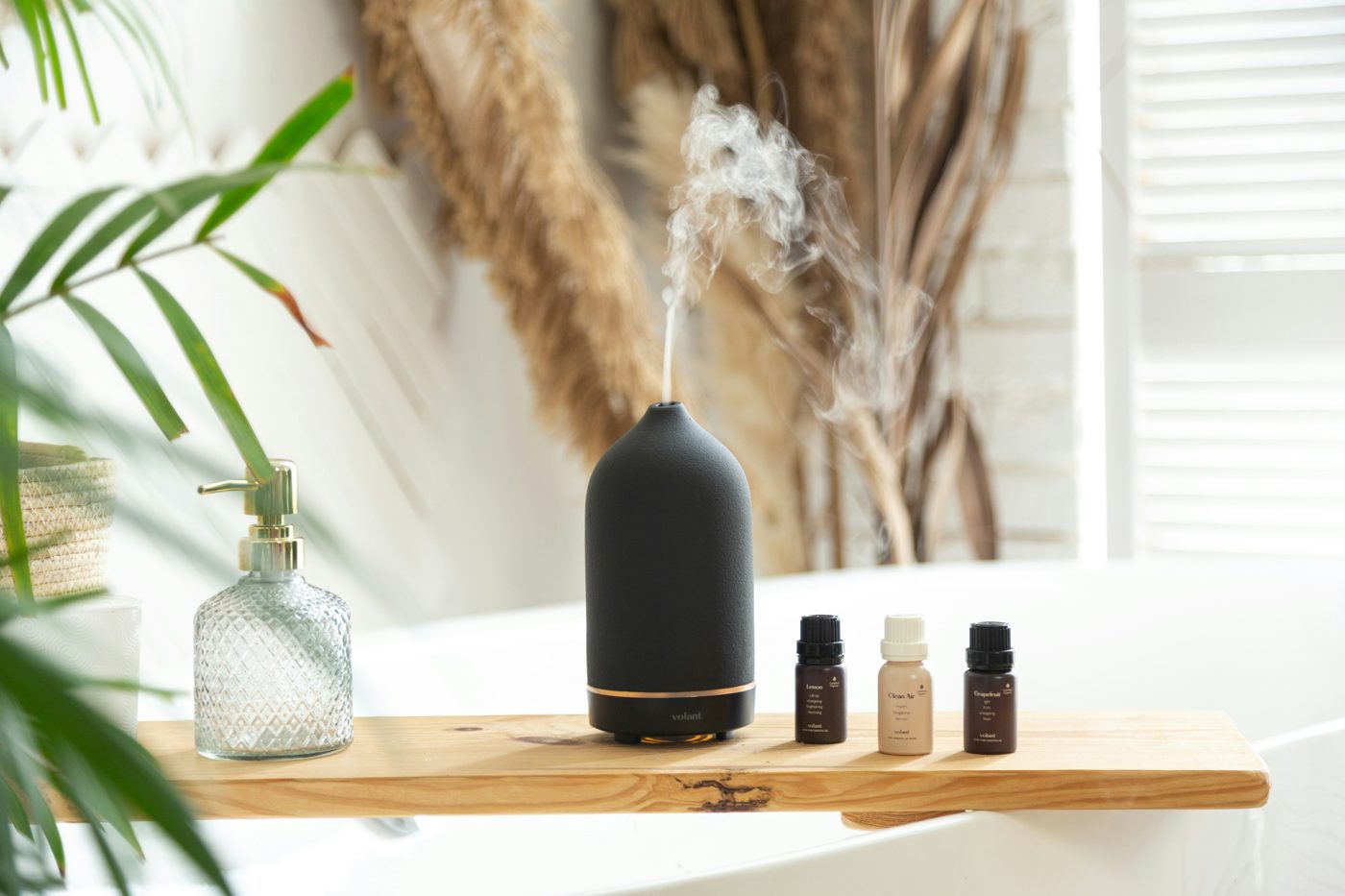 Aroma diffuser with soft light